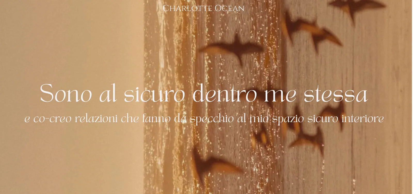 Sono al sicuro dentro me stessa — e co-creo relazioni che fanno da specchio al mio spazio sicuro interiore